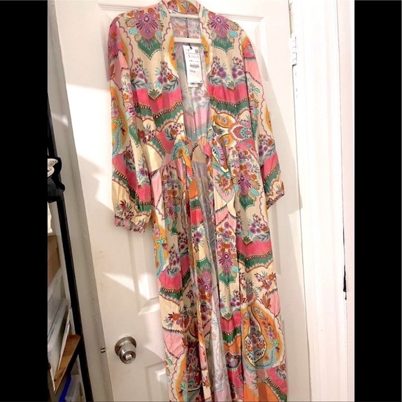 Zara printed wrap dress - Picture 6 of 10